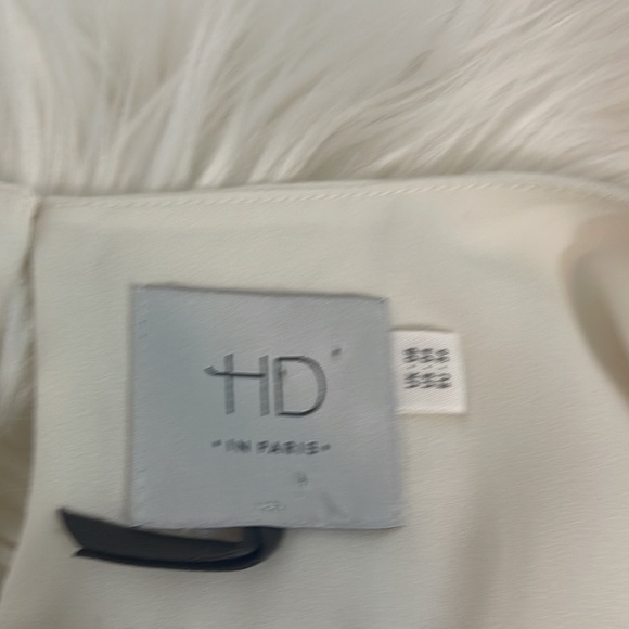 Anthro HD in Paris Laser Cut Cream Dara Blouse - Picture 6 of 7